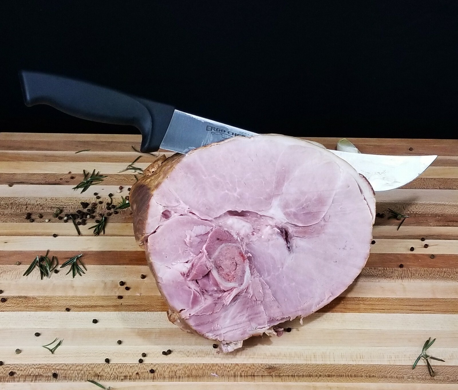 Ergo Chef 12-Inch Curved Cimeter Knife Non-slip handle Black PRODIGY SERIES