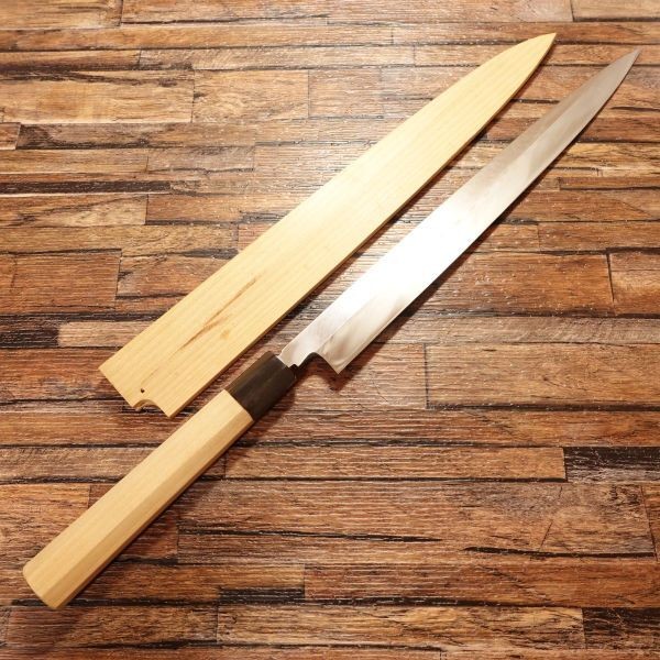 Yasuyuki Hon-yaki Fugu Sashimi Knife, Sharpened, Yanagiba Knife, Sashimi Knife,