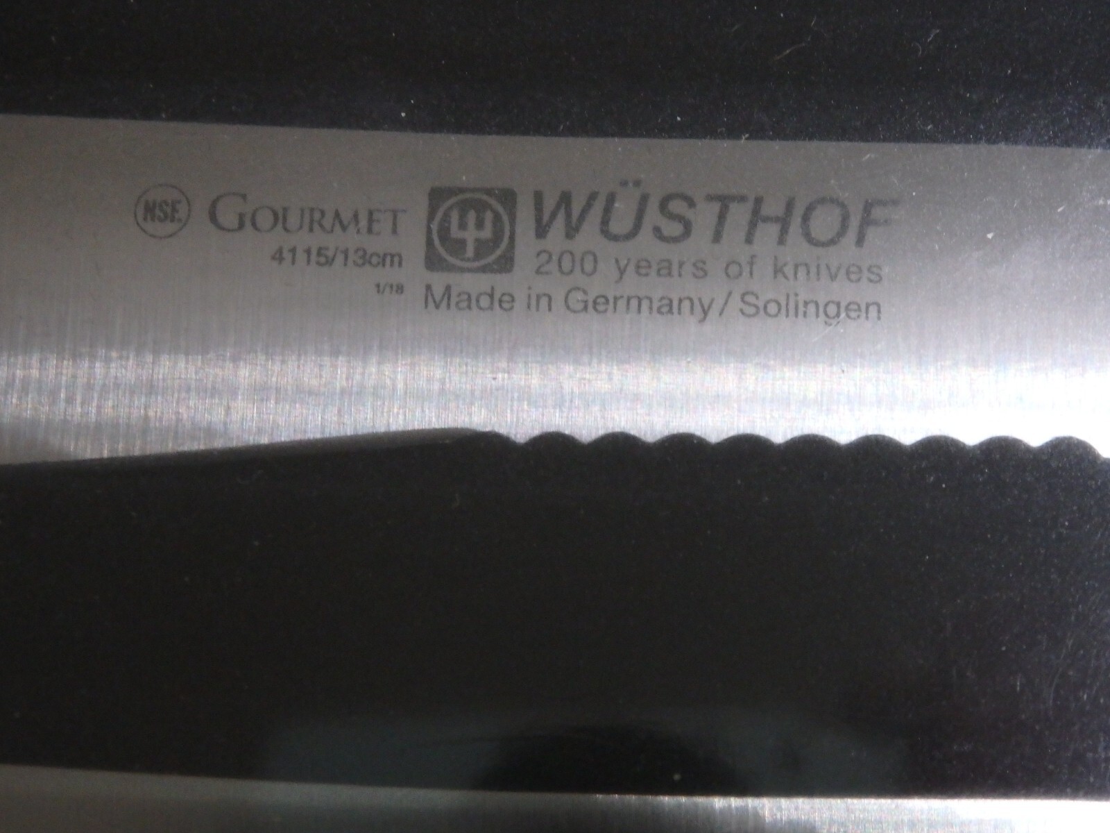 New SEALED Wusthof Gourmet 4 pc Burger Knife Set # 4115/13CM Made in Germany