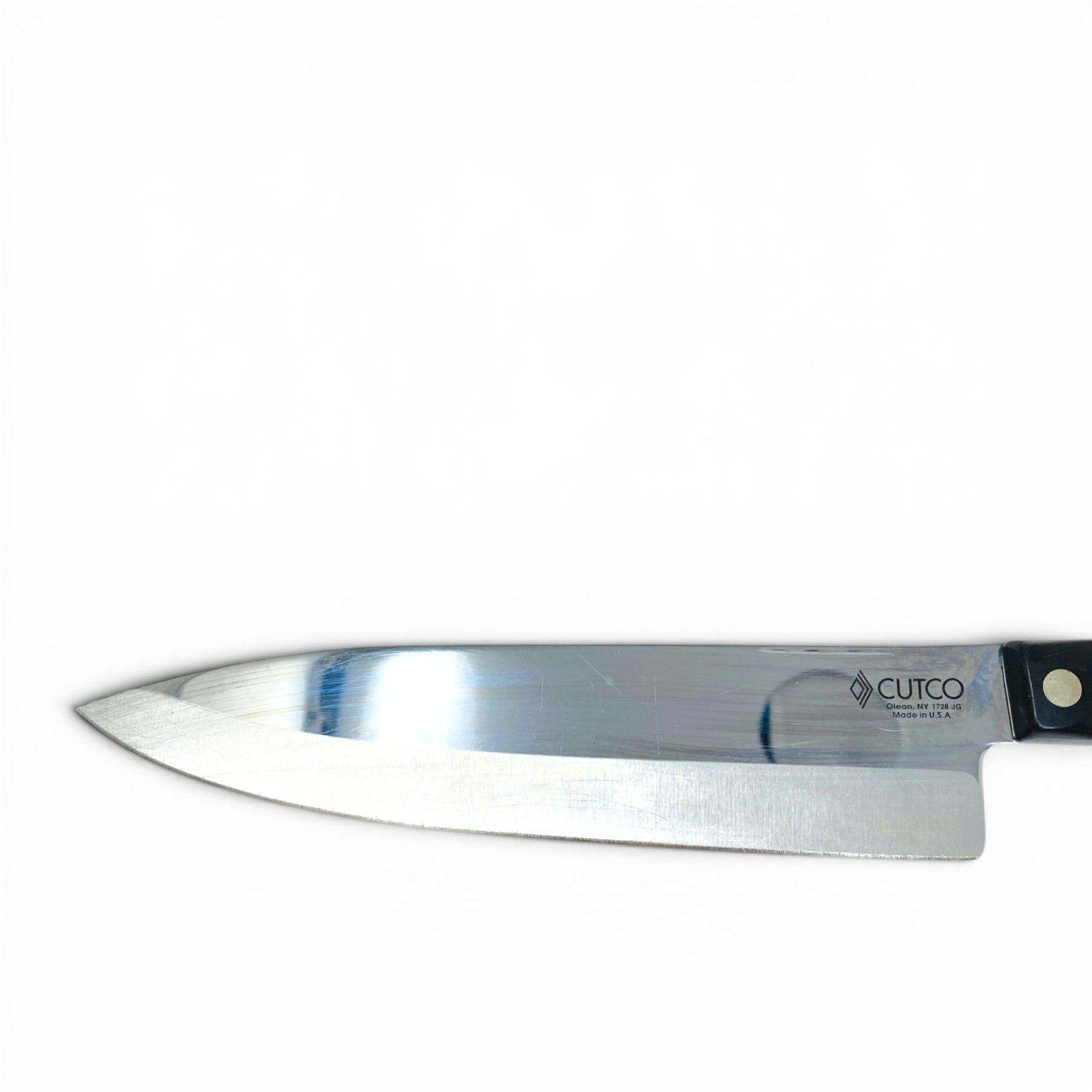 Cutco 1728 Petite Chef Knife 7-5/8 in Classic Dark Brown Handle, Made in USA