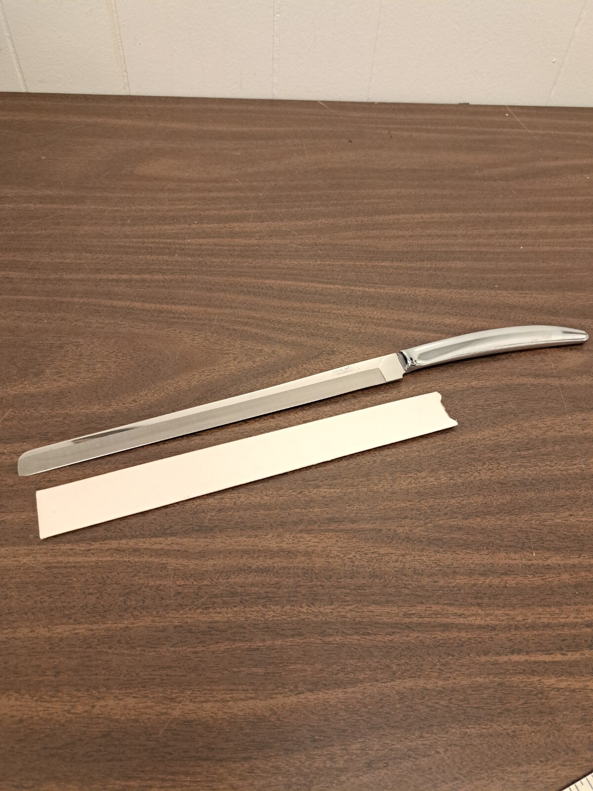 Vintage Mid Century MCM Carvel Hall Stainless Steel USA Kitchen Knife Slicing