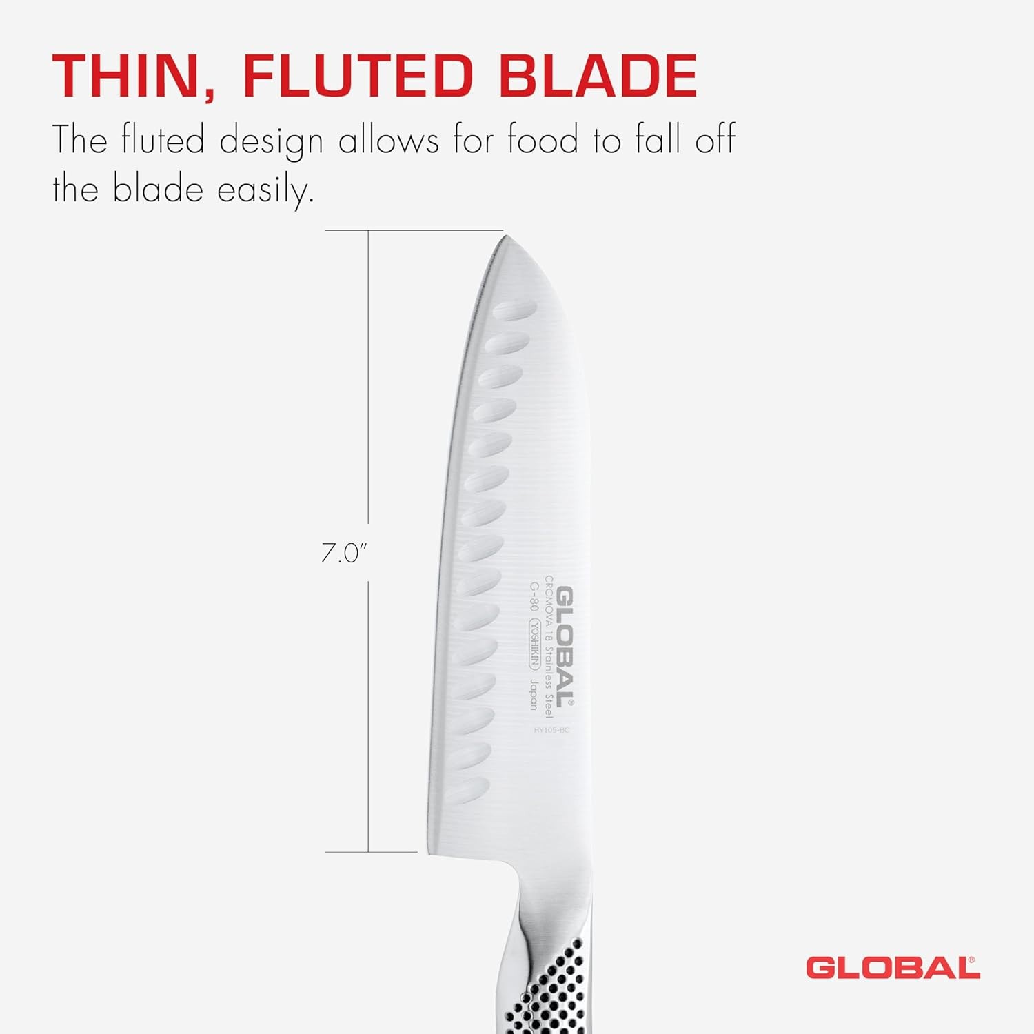Global G-80 7″COOKS KNIFE