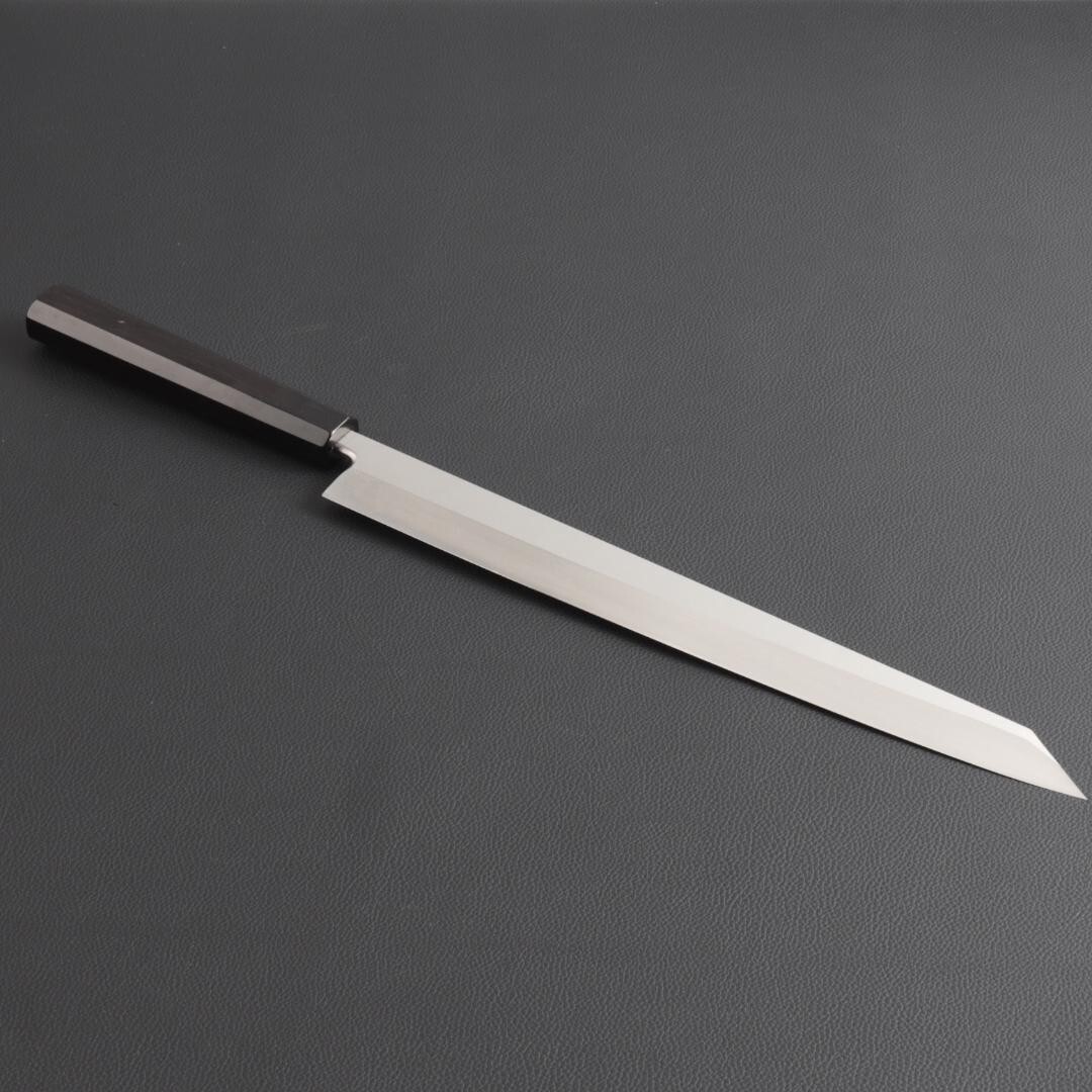 Kiritsuke Yanagiba 300mm Japanese Kitchen Knife Stainless Steel Ebony New