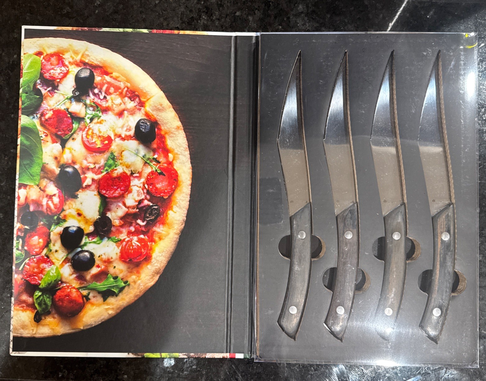 Legnoart Napoli 4-Piece Stainless Steel Pizza and Steak Knife PK-100L – NEW