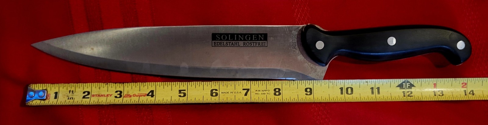 Solingen Edelstahl Rostfrei 9.5 Inch Carving Knife German Quality! Best Price!