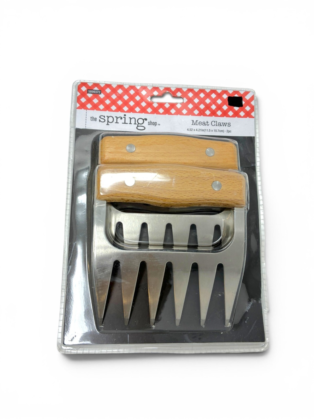 Arres The Spring Shop Stainless Steel & Polymer BBQ Meat Claws Shredder Lot 4Pcs