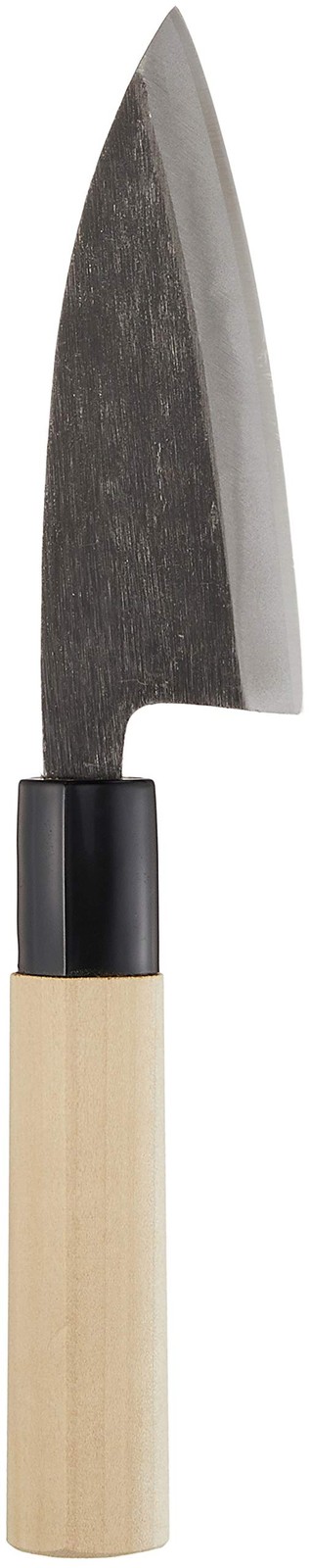 Endo Shoji Professional Kitchen Knife, Black Finish, Single-Edged, 10.5cm, AKL15