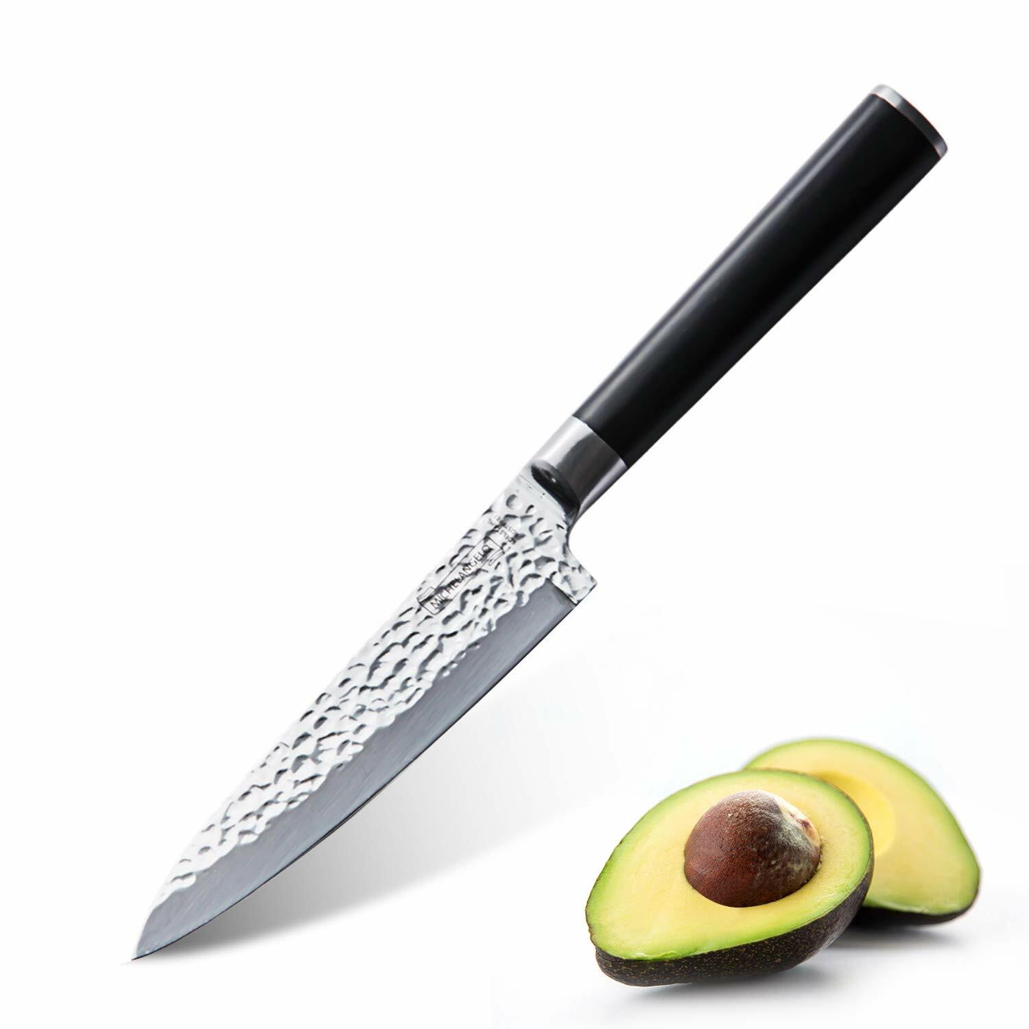 Luxe 5 Inch High Carbon German Stainless Steel PREMIUM Chef Utility Chefs Knife
