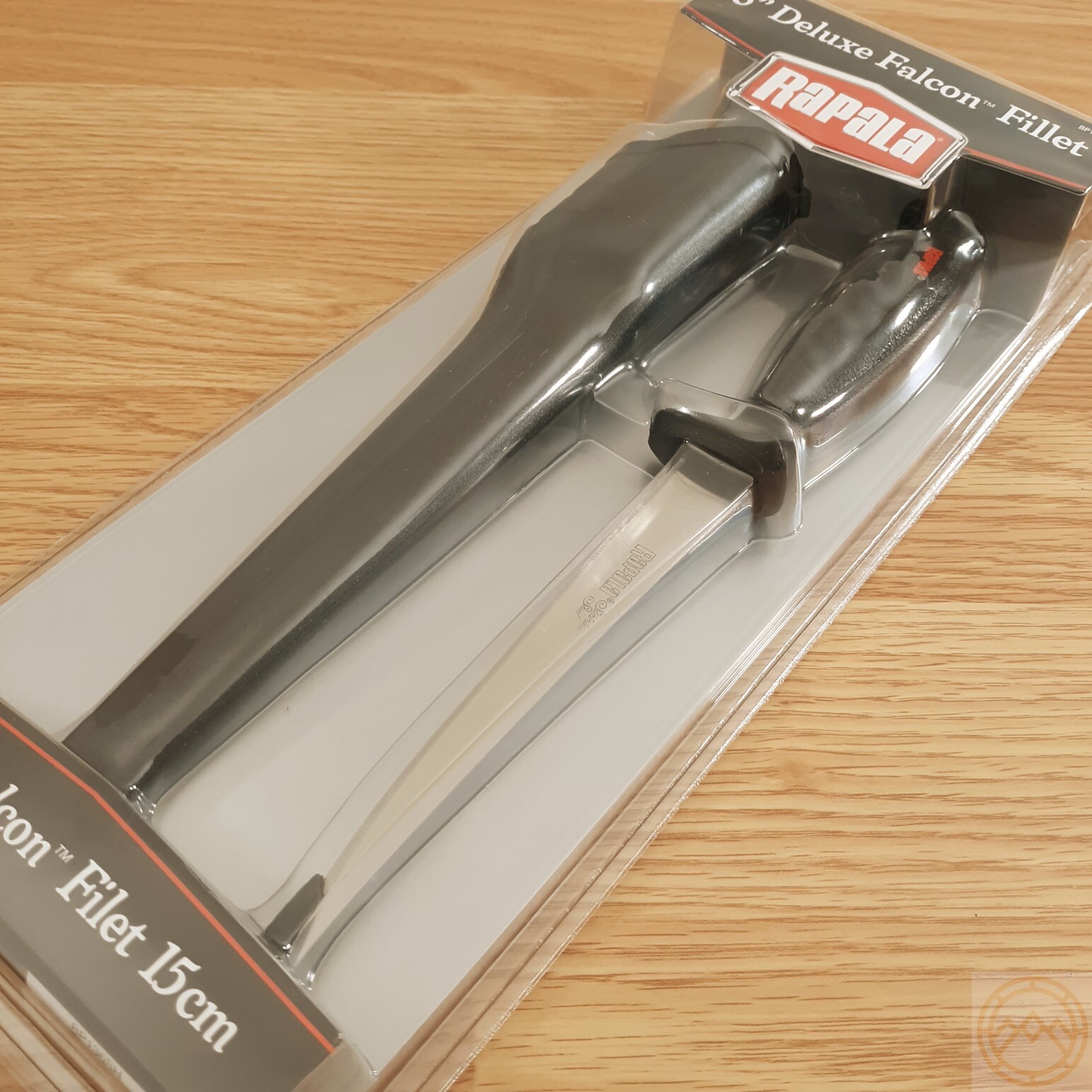 Rapala Deluxe Falcon Kitchen Knife 6 Stainless Steel Fillet Blade Polymer Handle