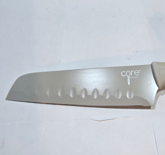 Core Kitchen, Santoku Utility Knife, 5″ Blade, Granton Edge