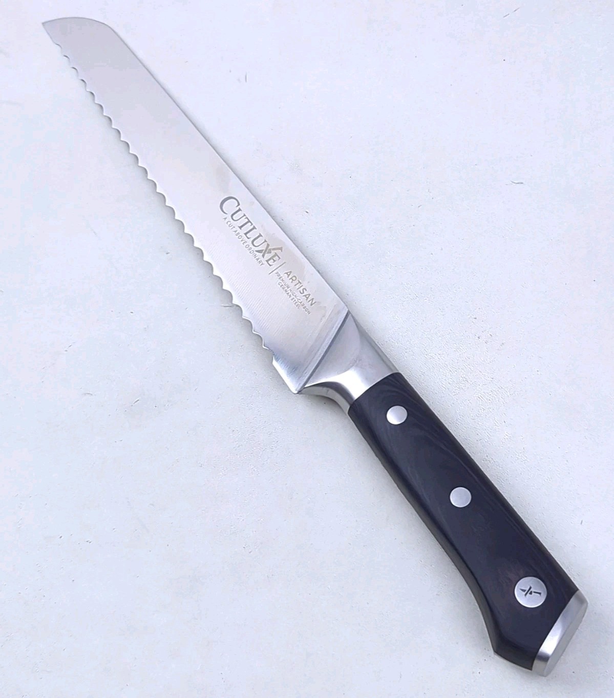 CUTLUXE 8″ BREAD Knife, ARTISIAN Series, FORGED German HIGH-CARBON Steel, NEW