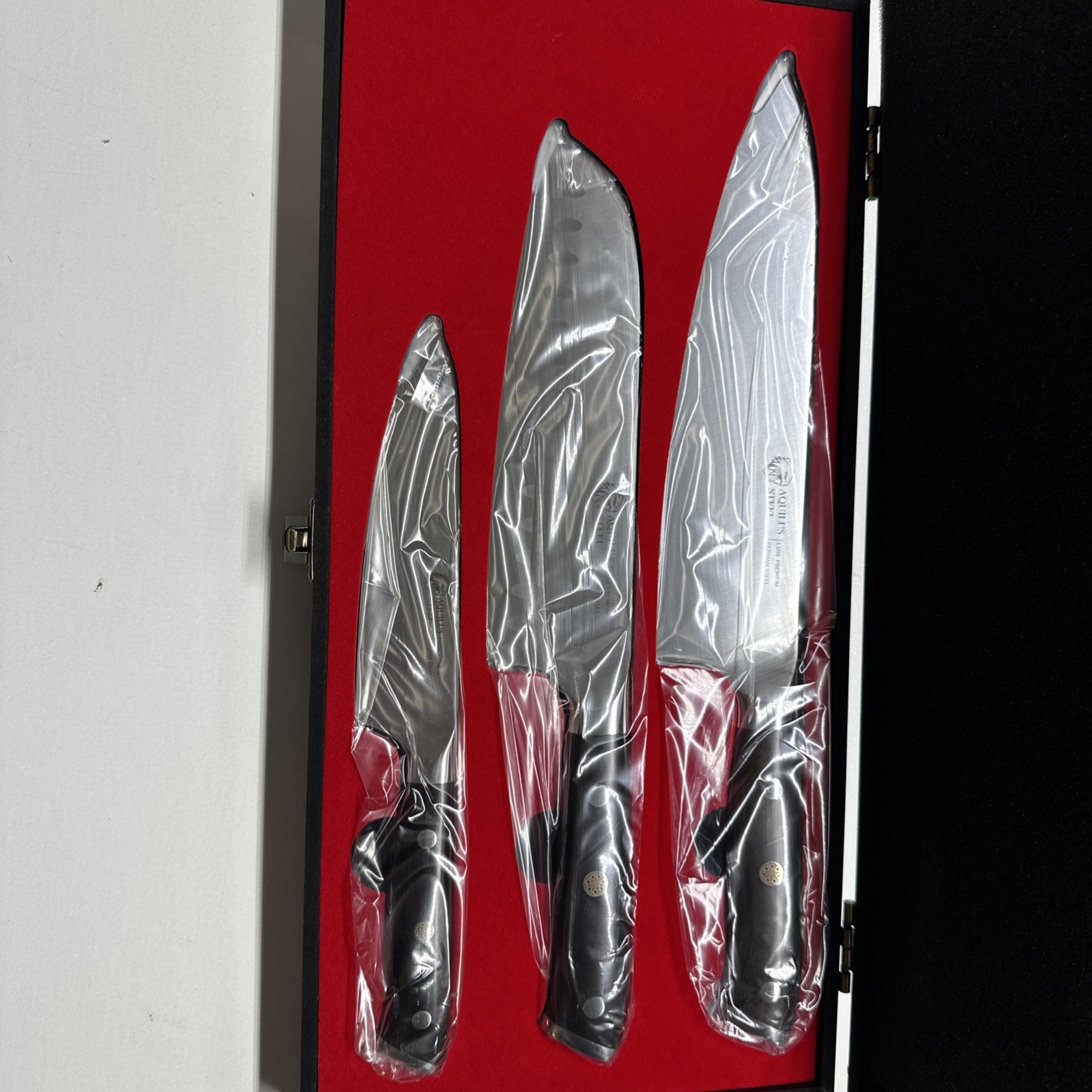 Pro Kitchen Knife Set Full Tang Ultra-Sharp German High Carbon Stainless Steel