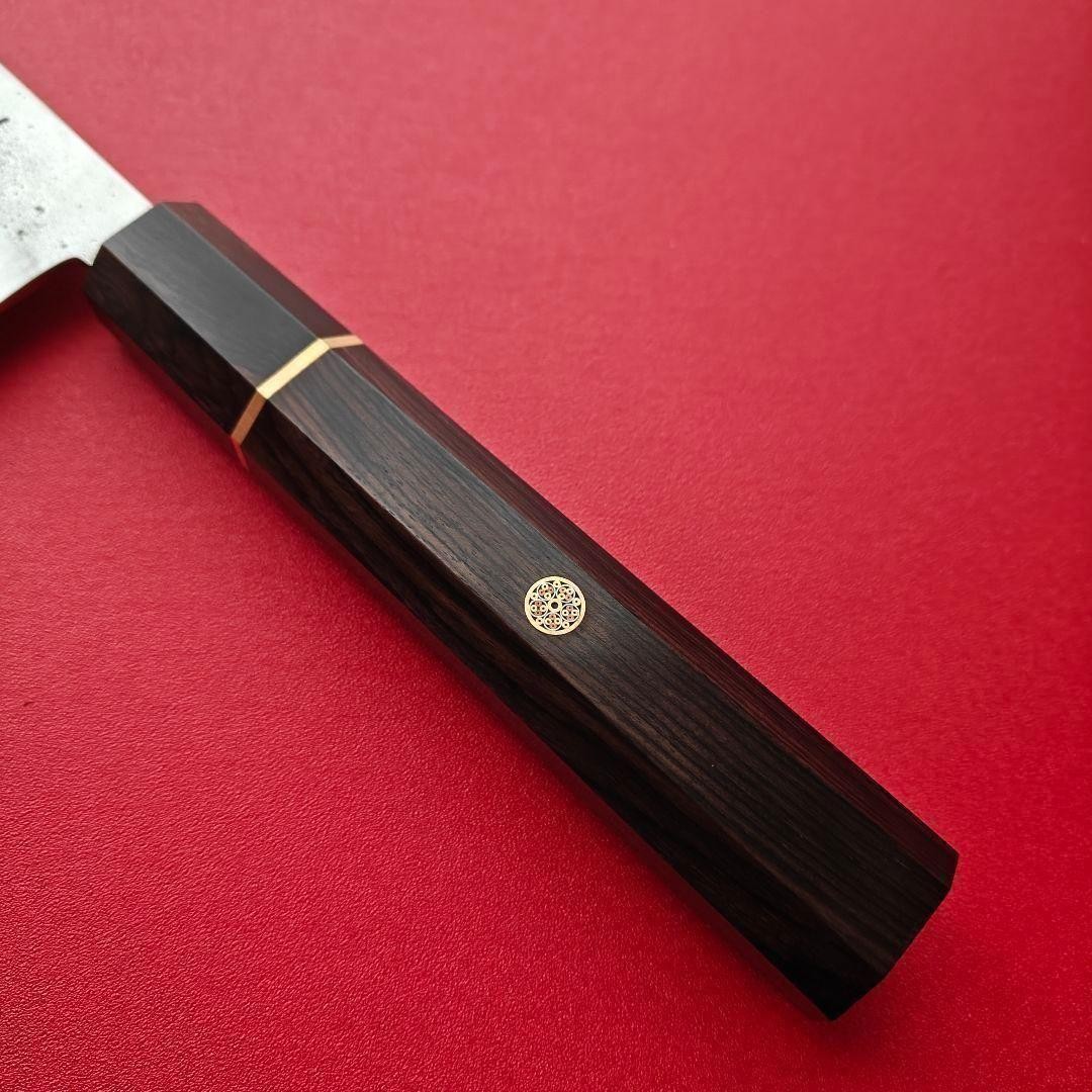 Ginsan Wagyu Gyuto Knife Ebony Octagonal Handle New Japanese Steel