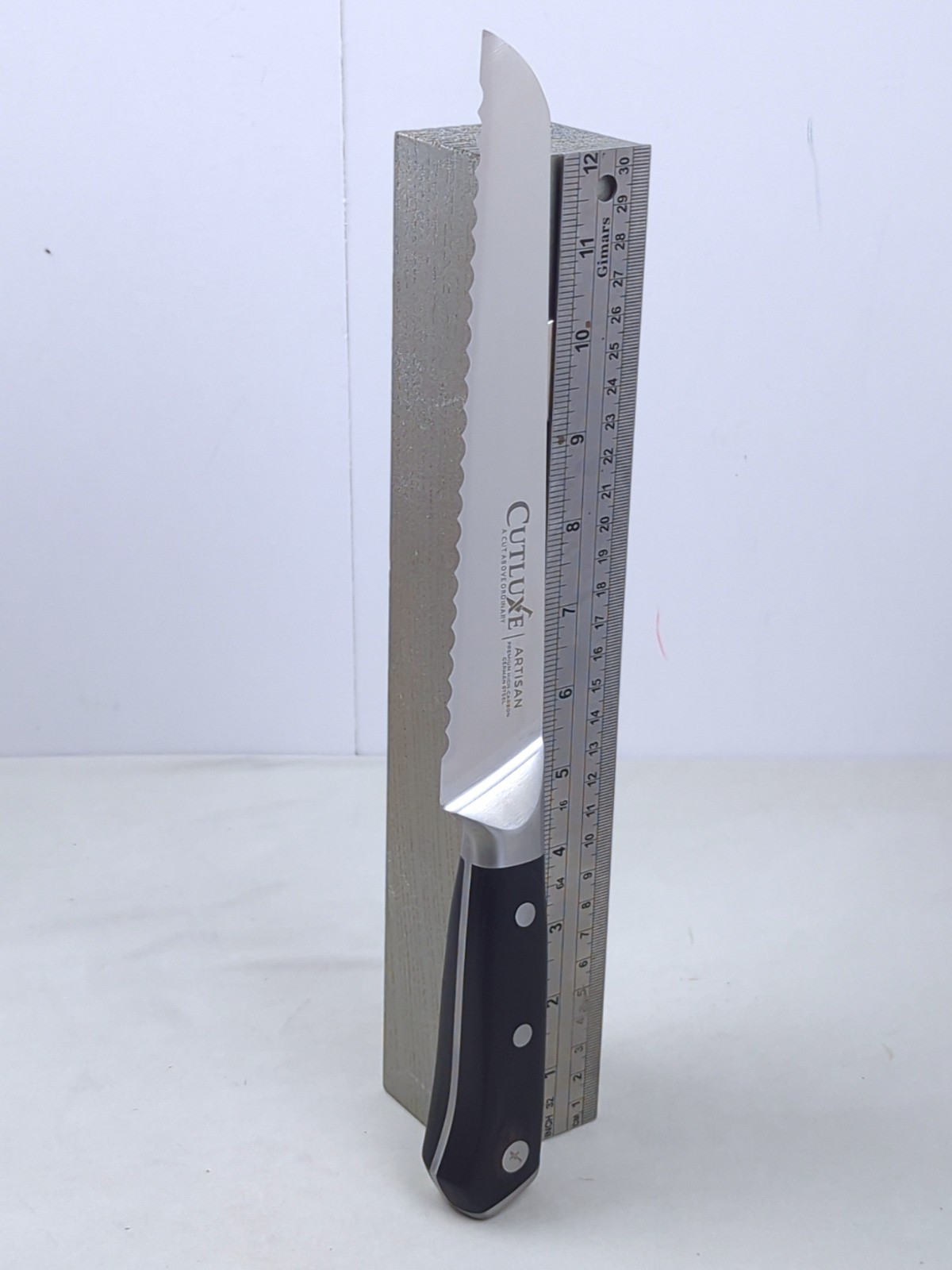 CUTLUXE 8″ BREAD Knife, ARTISIAN Series, FORGED German HIGH-CARBON Steel, NEW