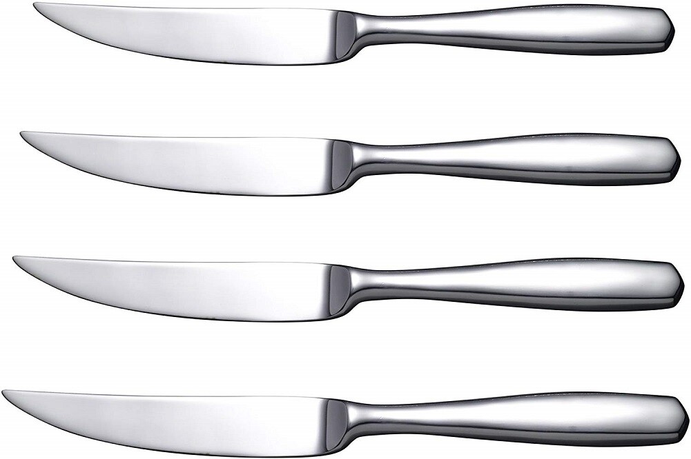 Yamazaki Amalfi 4PC Steak Knife Set Hollow Handle Knives 18/10 Stainless Steel