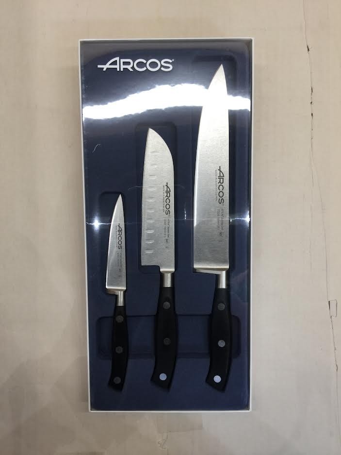 Arcos Forged Knife 3 pieces Nitrum Stainless Steel