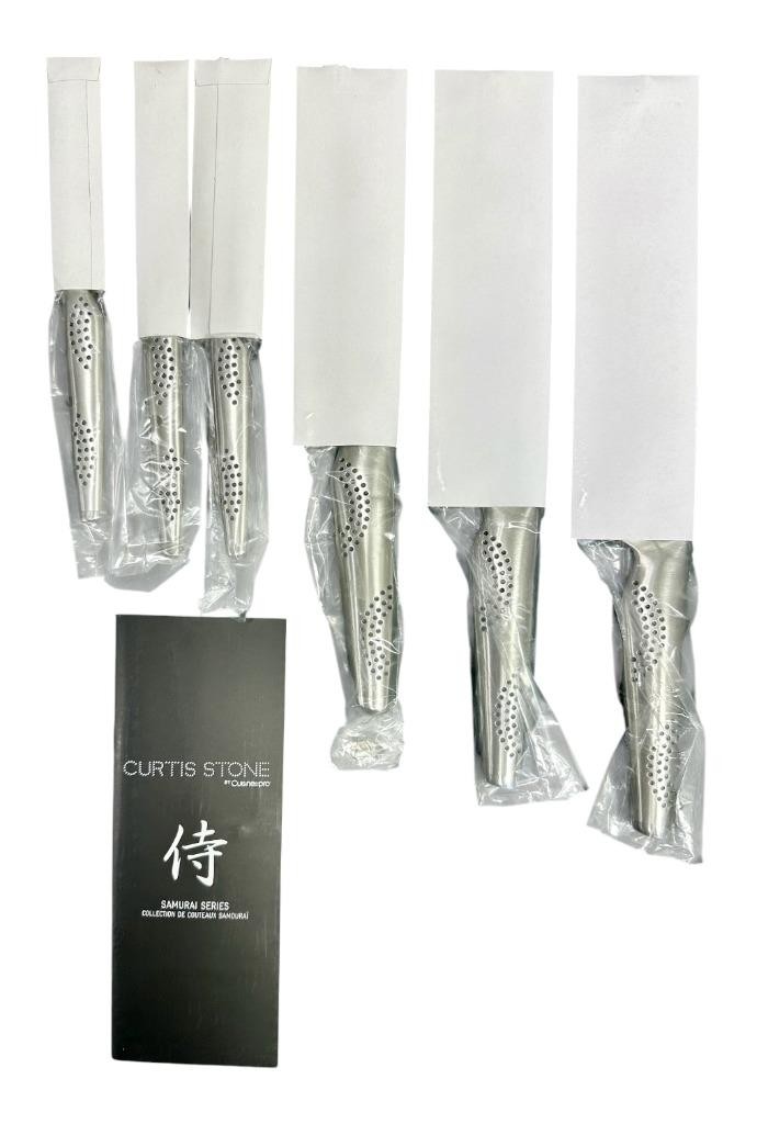 Brand New Curtis Stone Samurai Series 6 Piece Knife Set