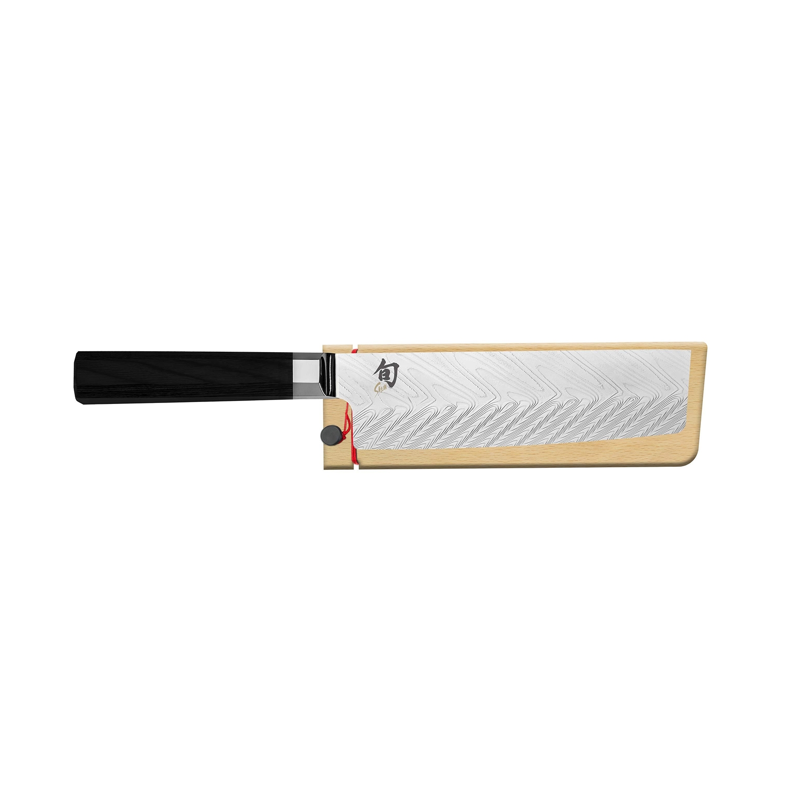 Shun Cutlery Dual Core Nakiri Knife with Saya 6.5″, Ideal Chopping Knife for …