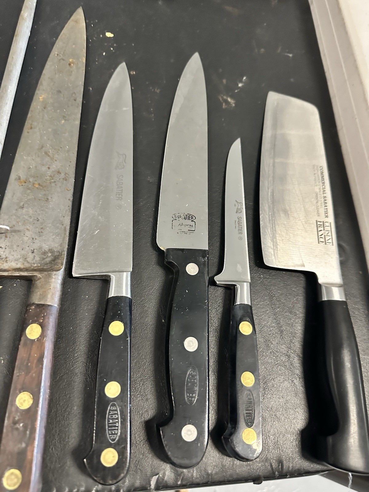 Chef, Butcher, Kitchen Knives Lot- Wusthof, J.A. Henckels, Cutco, Sabatier, Etc