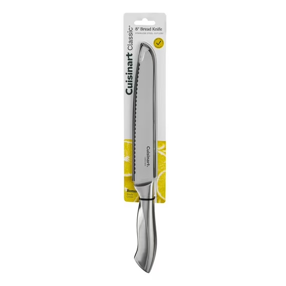 Cuisinart 8″ Stainless Steel Bread Knife with Blade Guard