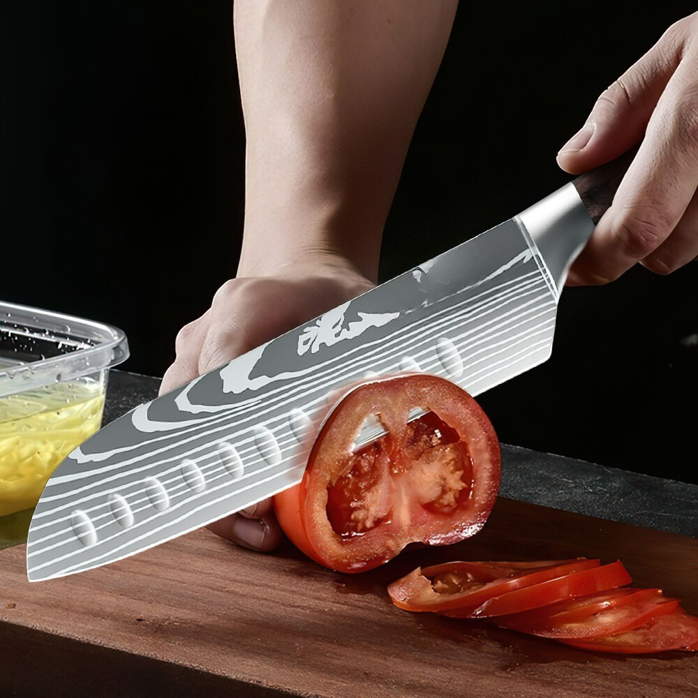 8PCS Butcher Knife Set for Meat Cutting Premium Chef Knife Set with Knife Bag