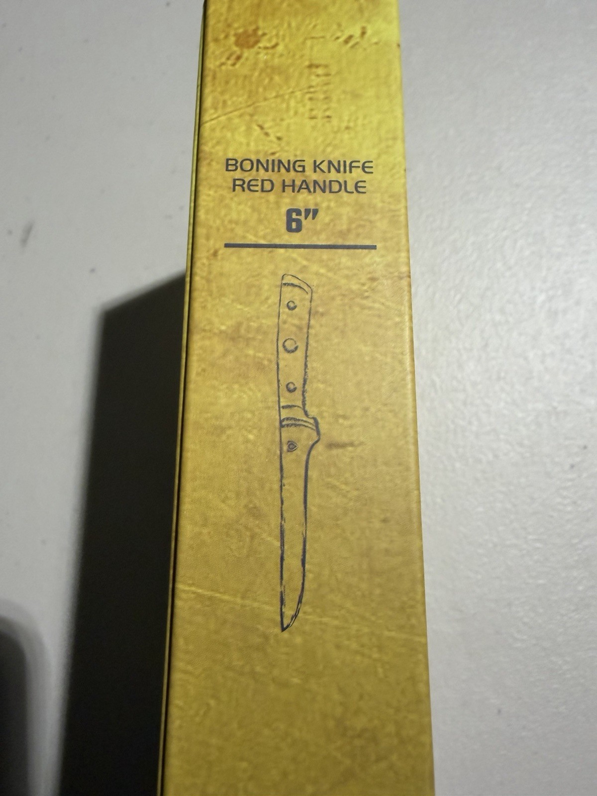 Dalstrong Gladiator Series 6 in Boning Knife Red ABS Handle w/ Sheath