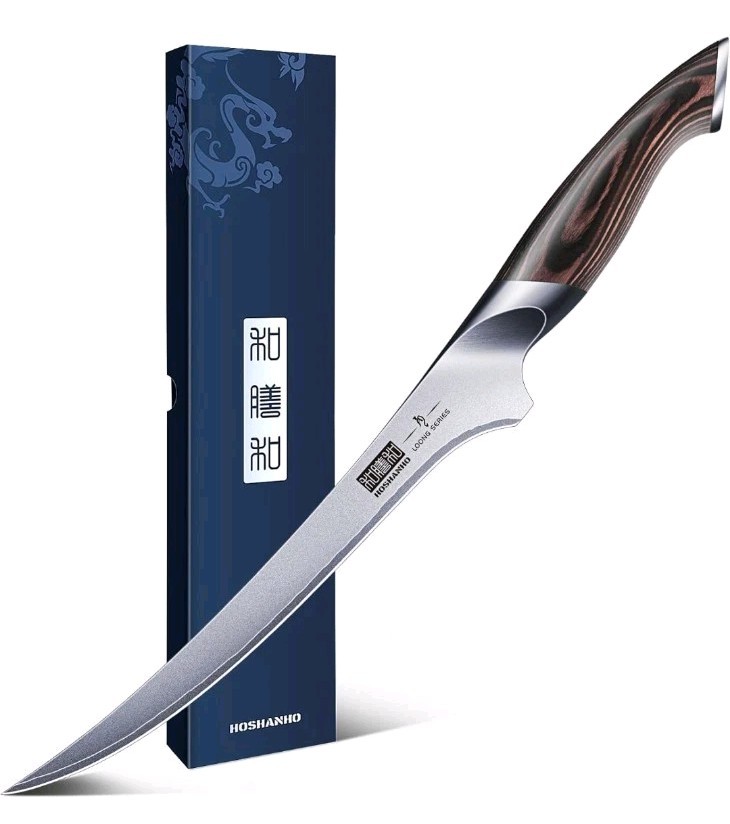 HOSHANHO Fillet Pro Knife 9 Inch Super Sharp Boning Knife High Carbon Stainless