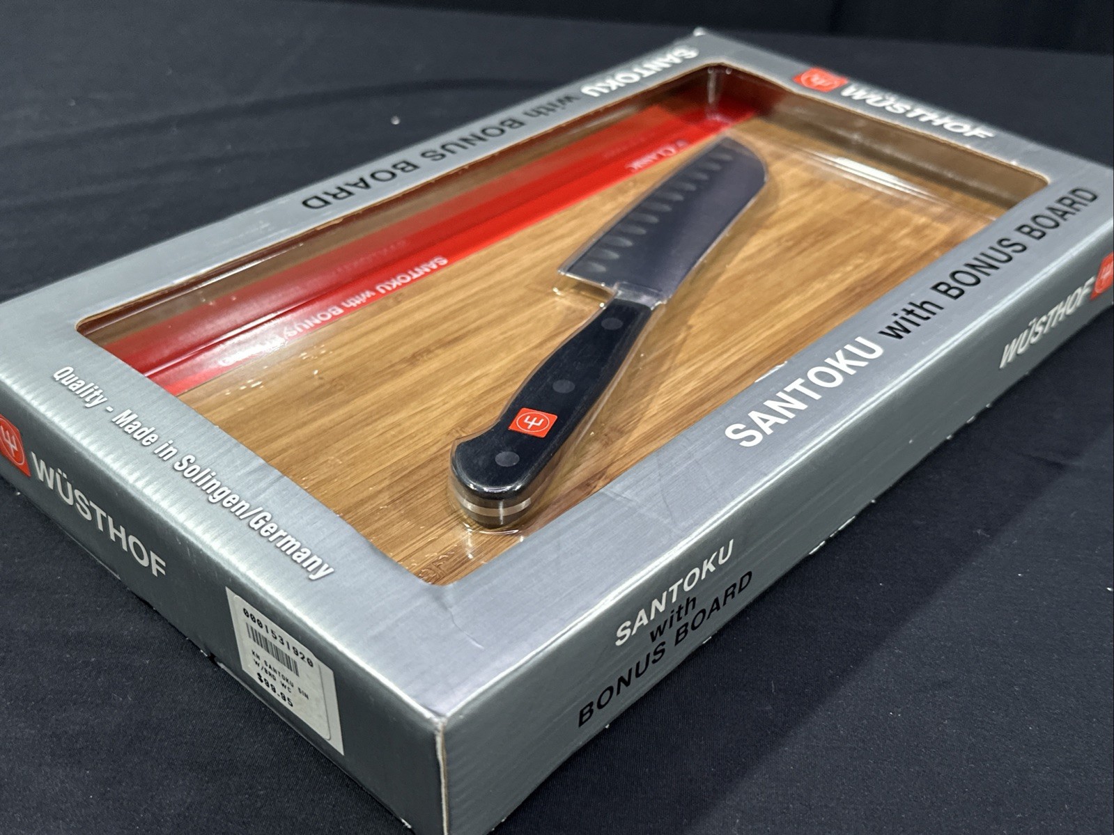 Wusthof Classic Cook’s Knife with Bamboo Cutting Board 4182/14cm