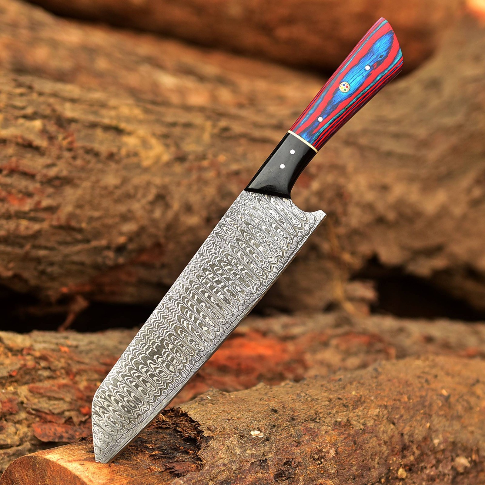 12 Professional Artisan Hand Forged Damascus Chef Knife Professional Kitchen