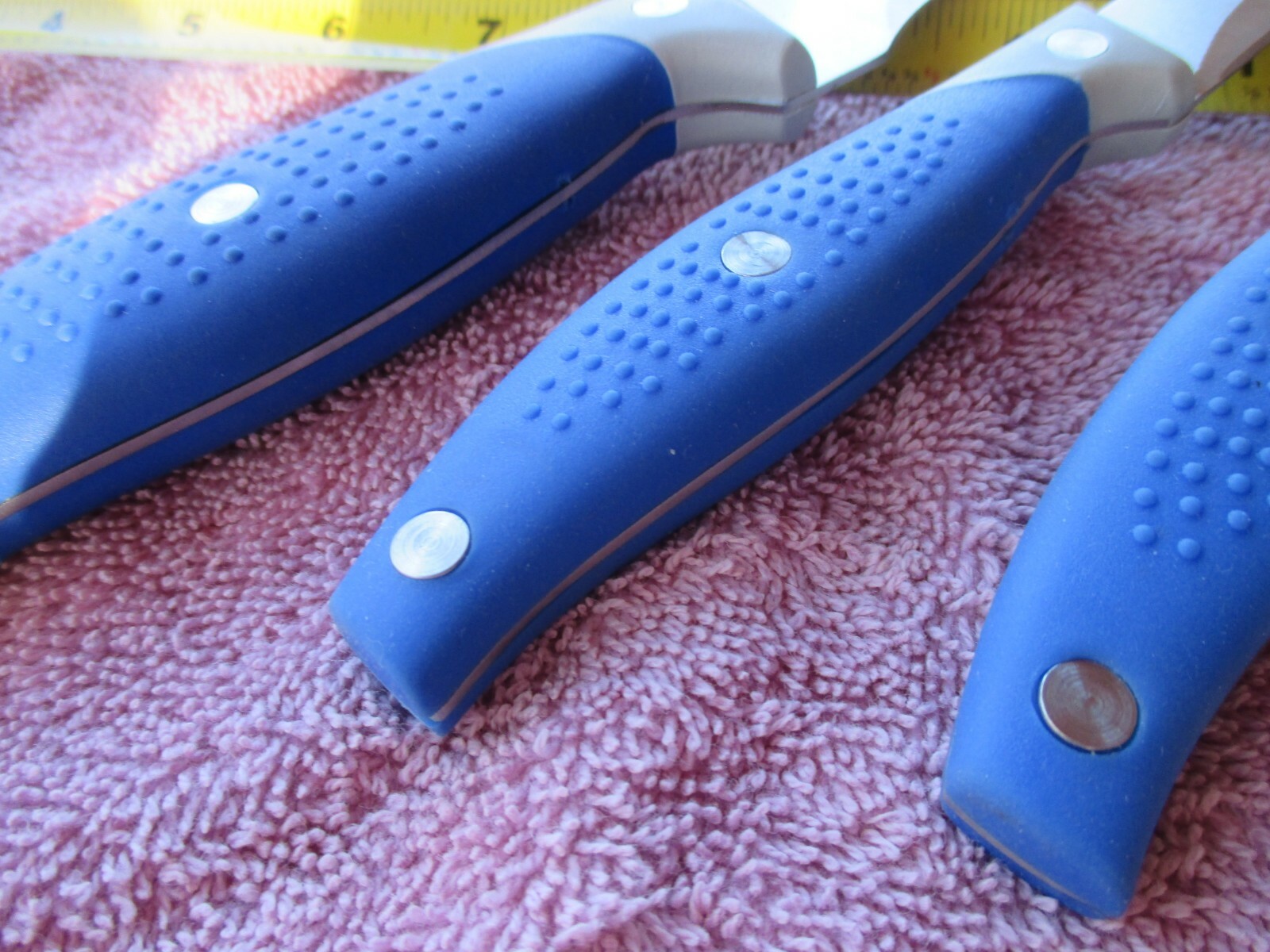 4 PIECE BBQ KITCHEN KNIFE SET PARING UTILITY BONING CHEF KNIFE STAINLESS STEEL