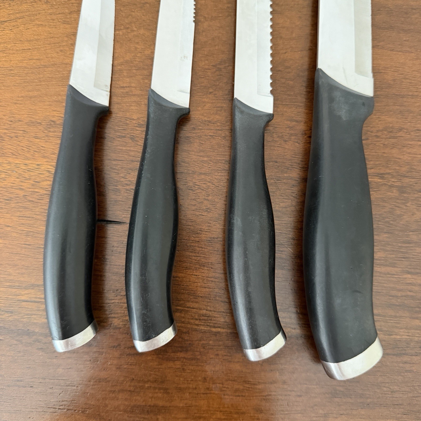 J.A. Henckels International 4pc Silver Cap Paring & Utility/Prep Knife Set