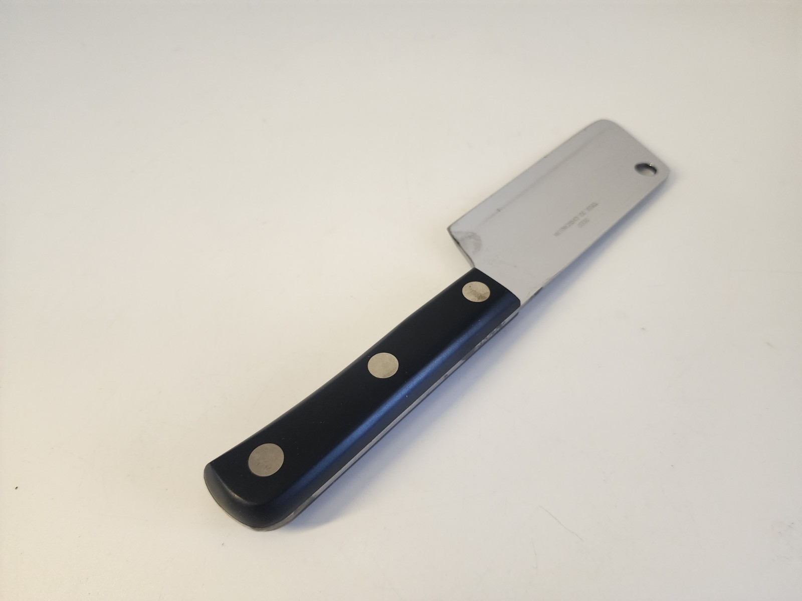 Case XX 2032 Chromium Cleaver Knife Full Tang Wood Handle USA