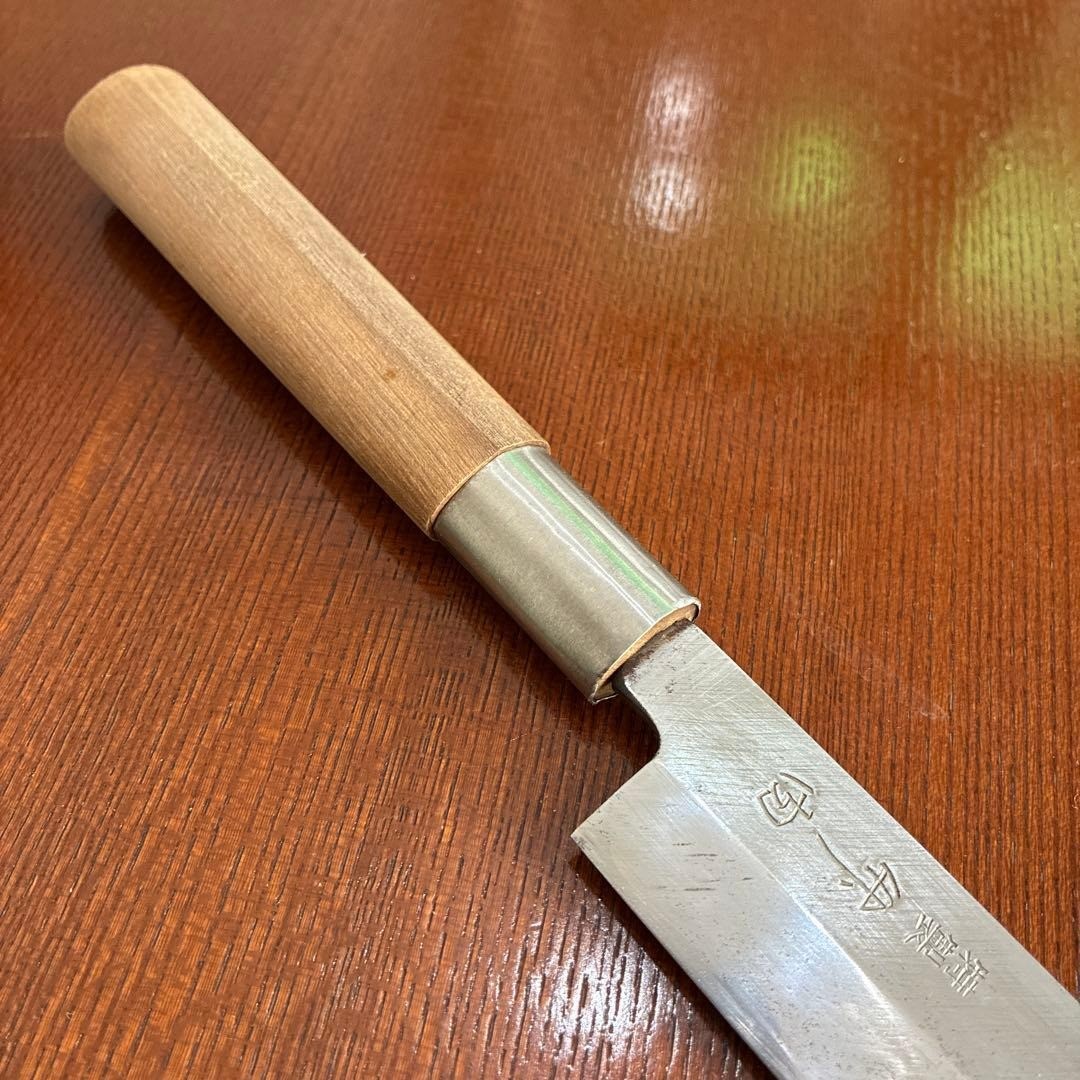 Japanese Sashimi Yanagiba Knife Takeda Saku Forged Steel Culinary Tool 230mm