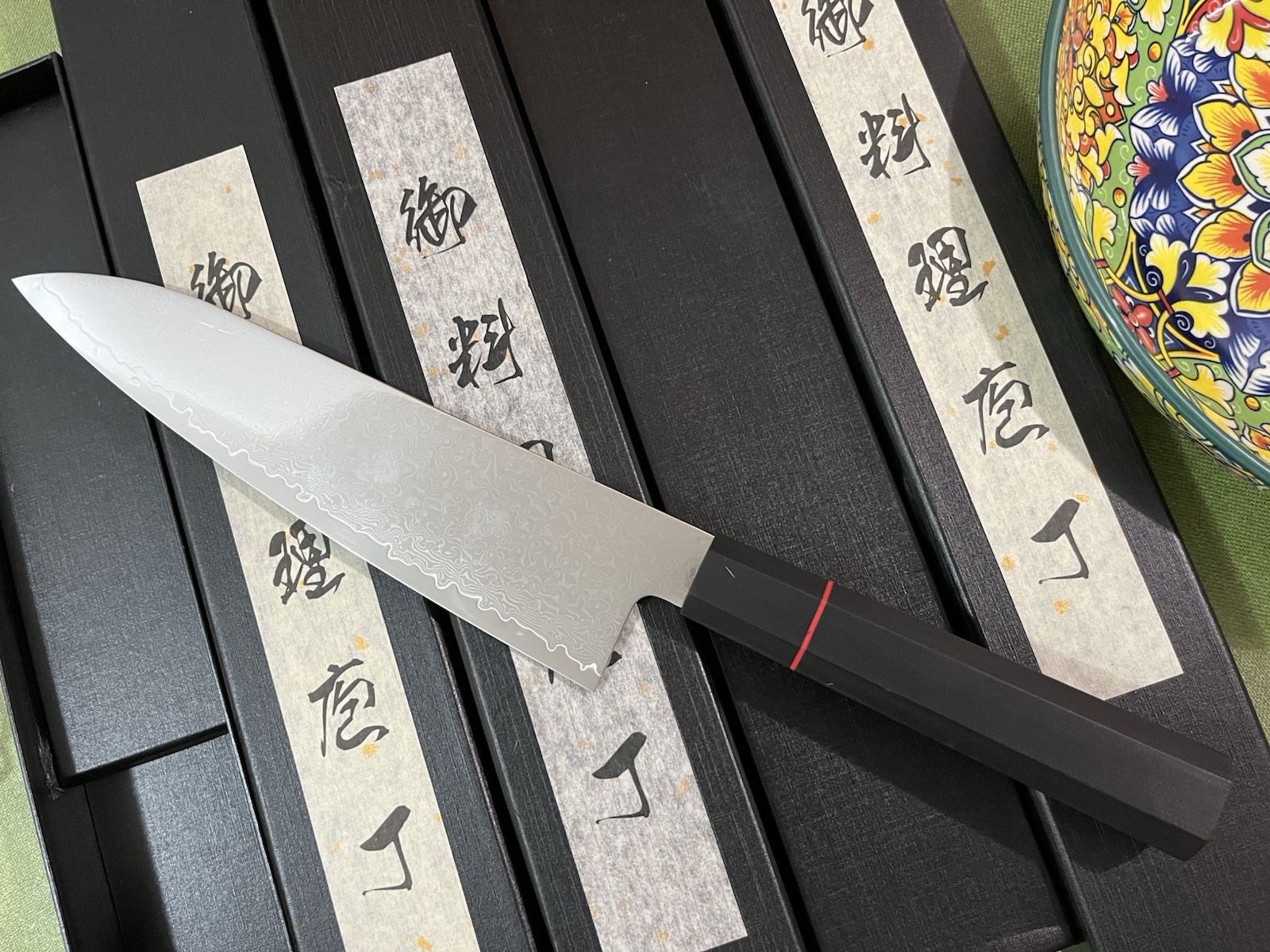 Japanese Style Gyuto Chef Knife 8″ 210mm 9Cr18MoV Mirror Octagonal G10 Handle