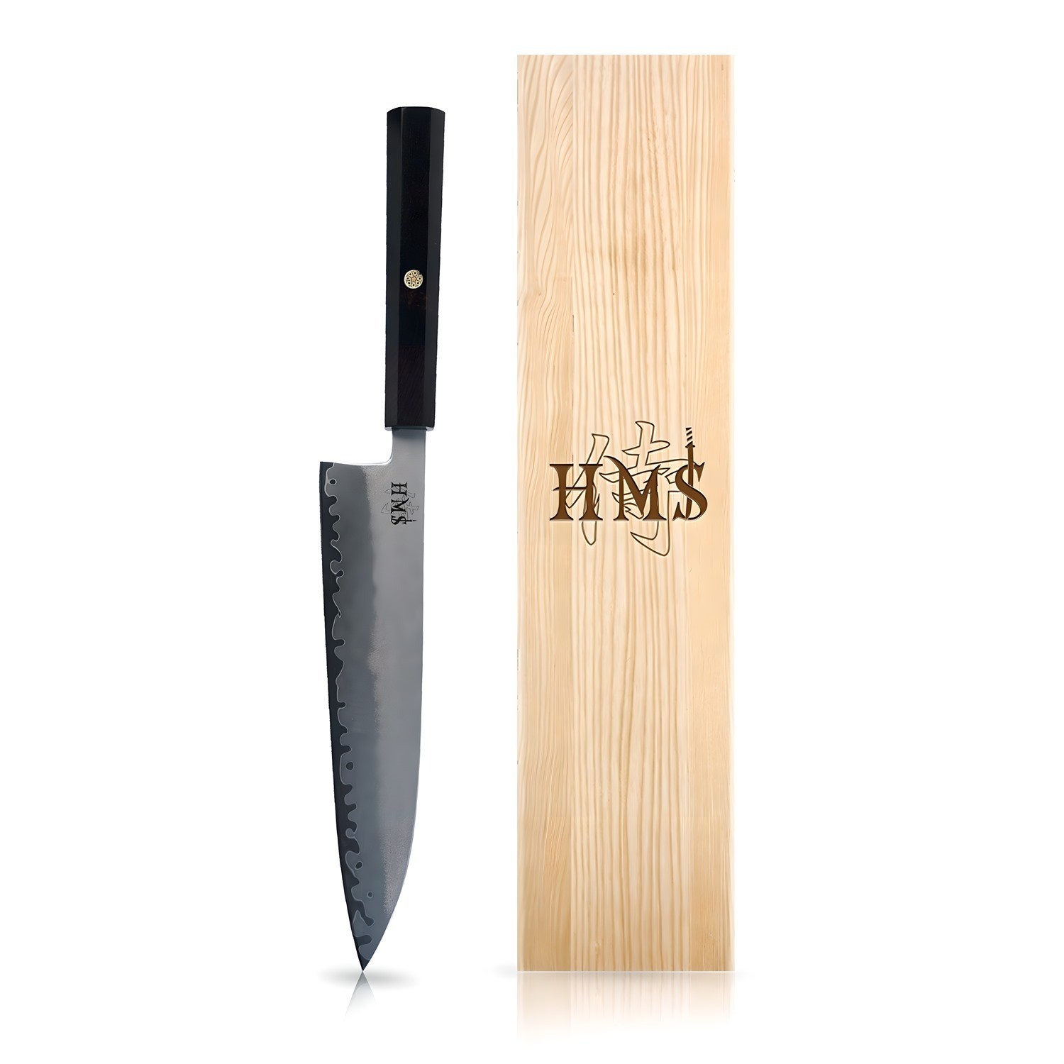 Gyuto Chef Knife 8 Inch Blade HAP40 Triple-Layer Steel