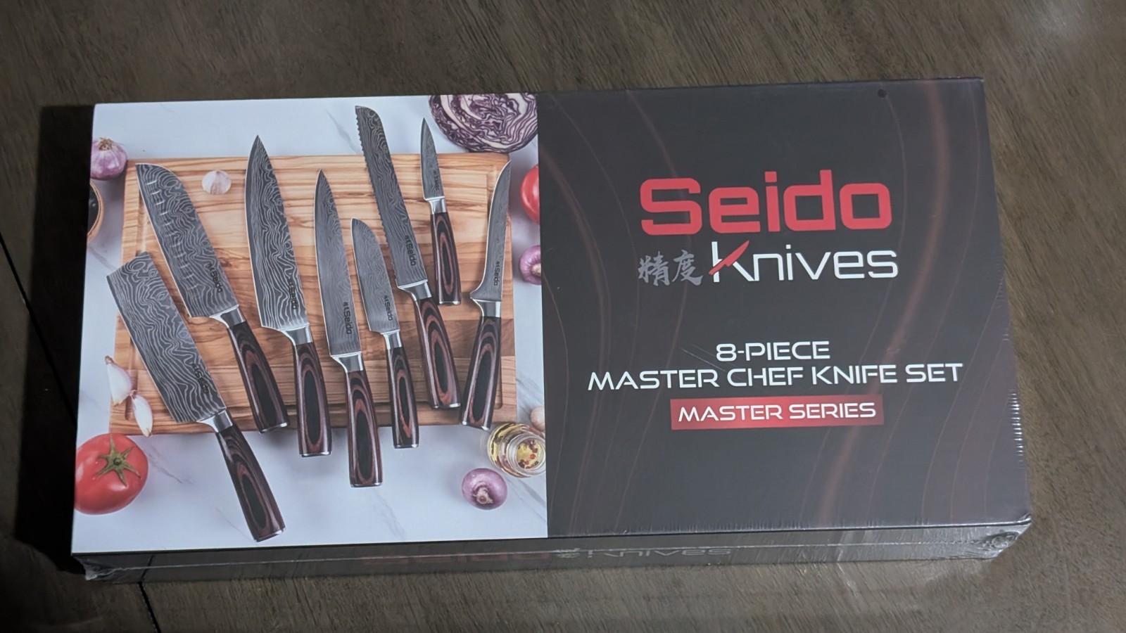 Seido Knives 8 Pieces Master Chef Knife Set Master Series