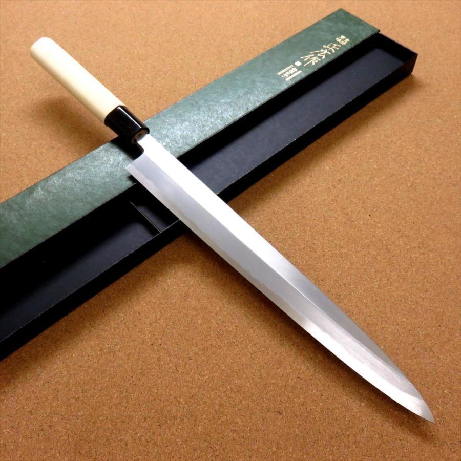 Masahiro 16221 Kitchen Sashimi Yanagiba Knife 11.8″ Yellow Steel SEKI JAPAN