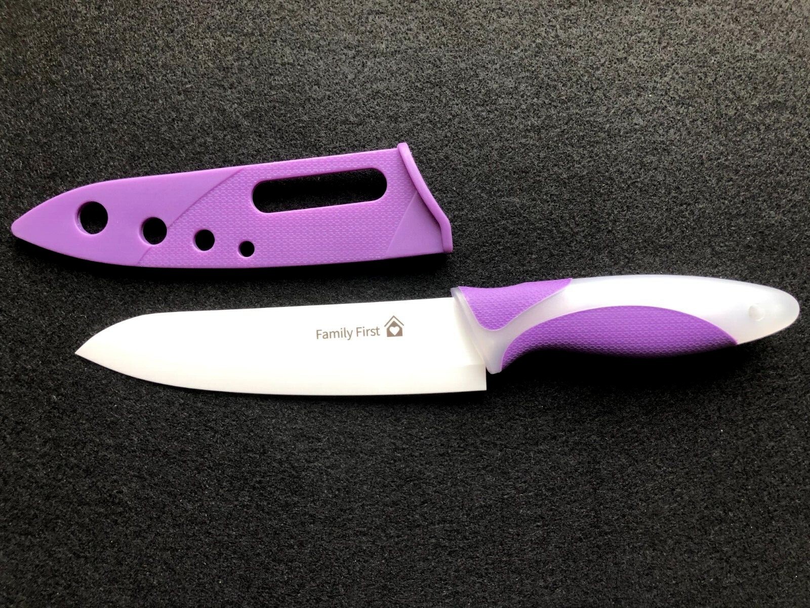 Ceramic Knife Set 6 “Chef Knife and 4” Paring Knife with Extra Thicker Blade