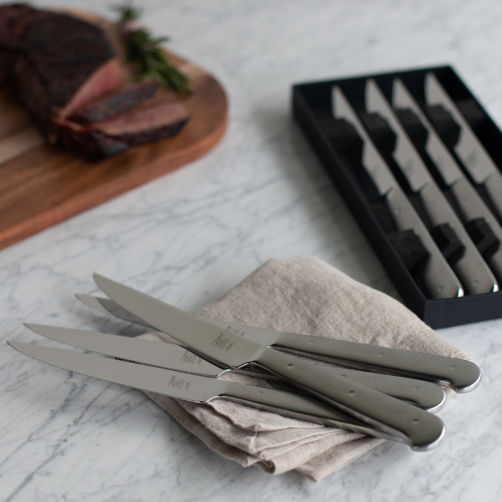 Zwilling Stainless-Steel Steak Knives, Set of 8 NEW IN BOX