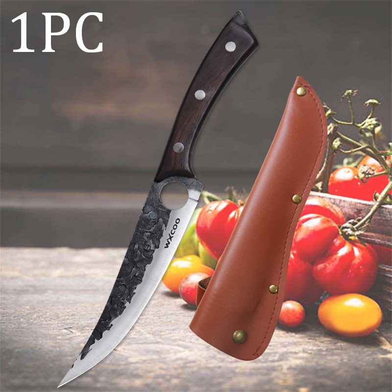 12PCS High Carbon Steel Kitchen Knife Set Professional Chef Utility Knives
