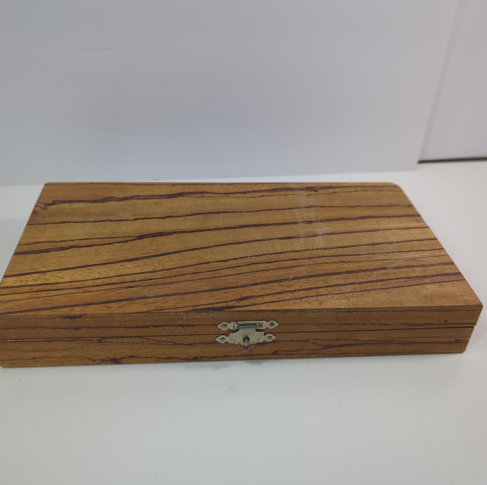 Vintage Griffon Steak Knives Storage wood Storage Box Knife Japan Grain Velvet