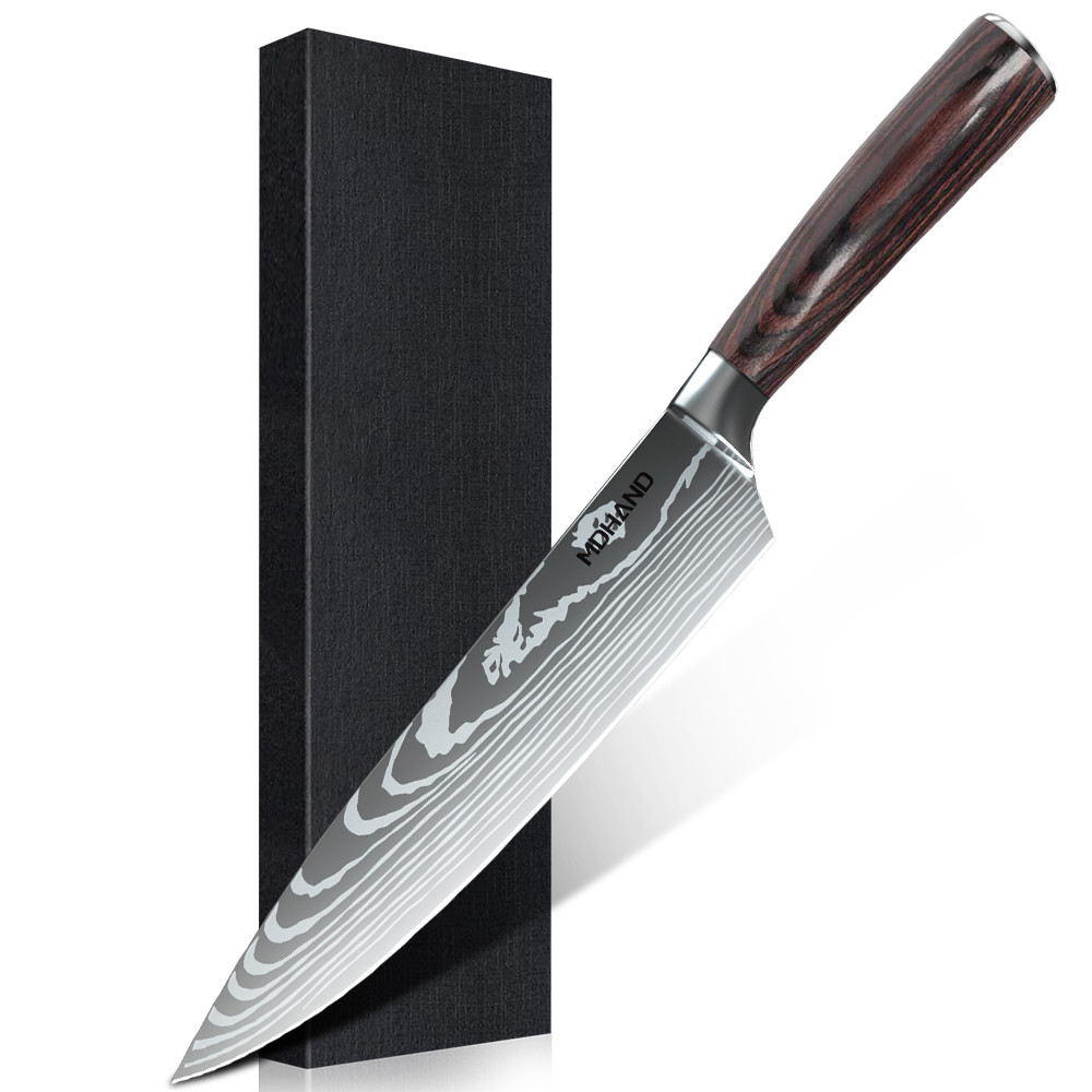 Japanese Chef Knife Professional Kitchen Knife for Steak and Vegetables Forged