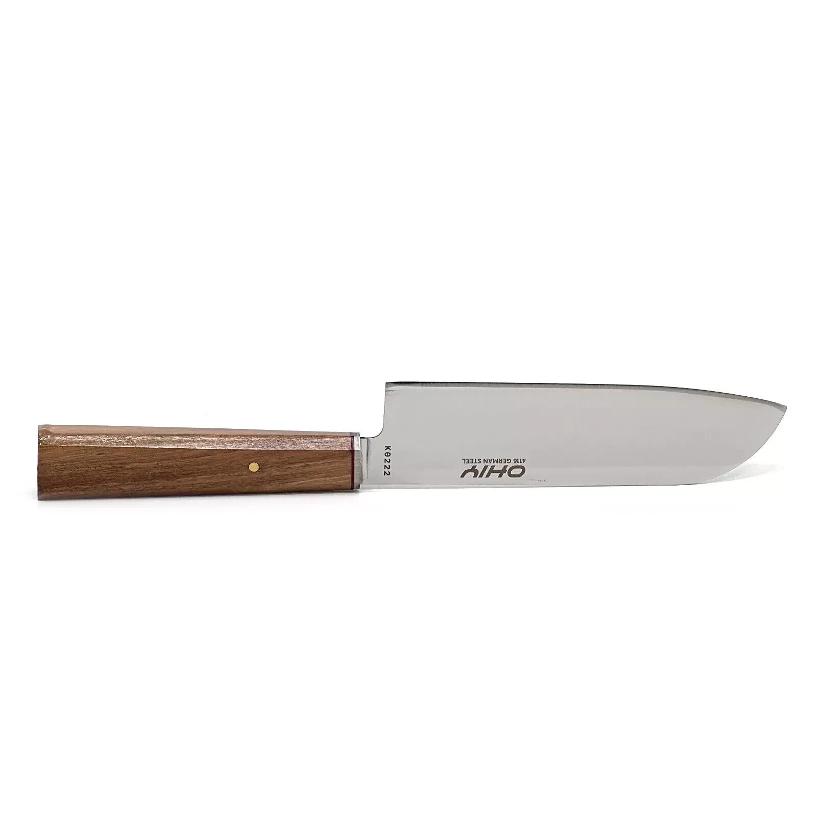 OHIY Kitchen Knives Santoku Knife w Ultra Thin Lightweight 7in Razor Sharp Blade