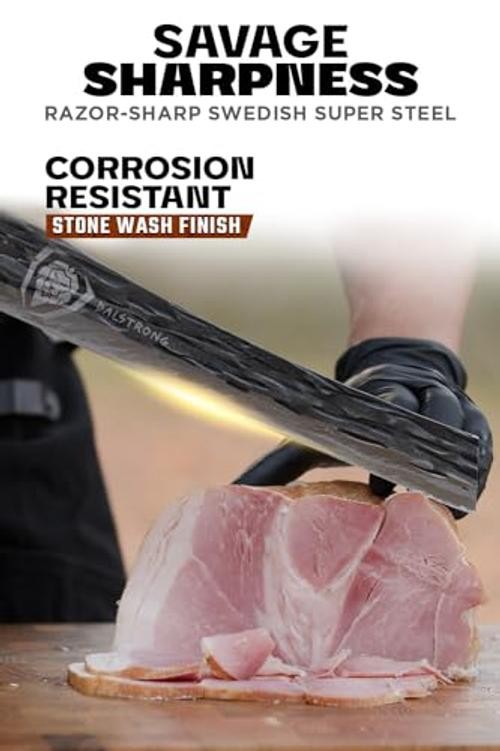Slicing Knife – 12 inch Carving – Barbarian Series – Premium Swedish 12″