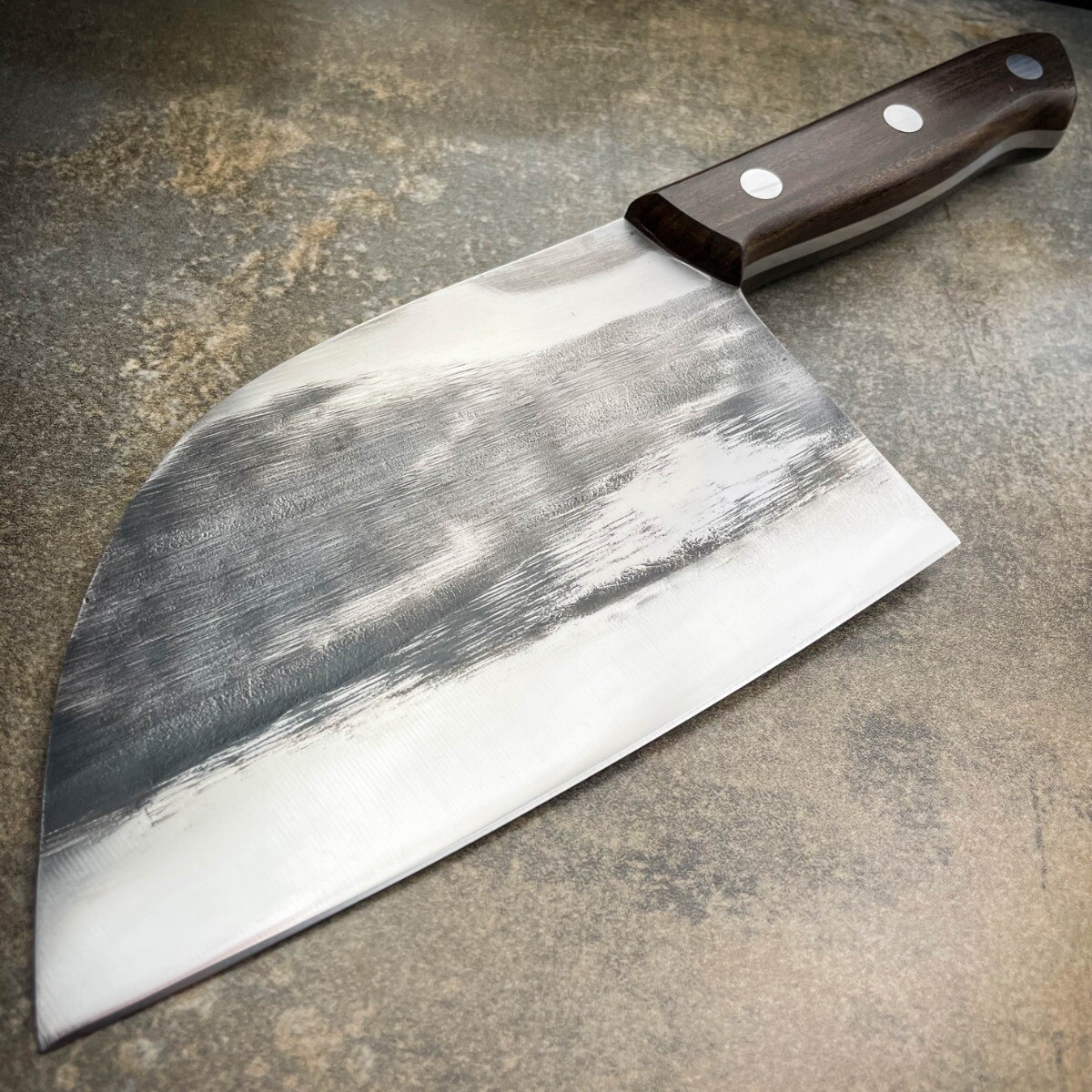 Butcher Knife Handmade Forged Kitchen Chef Knives Carbon Steel Butcher Cleaver