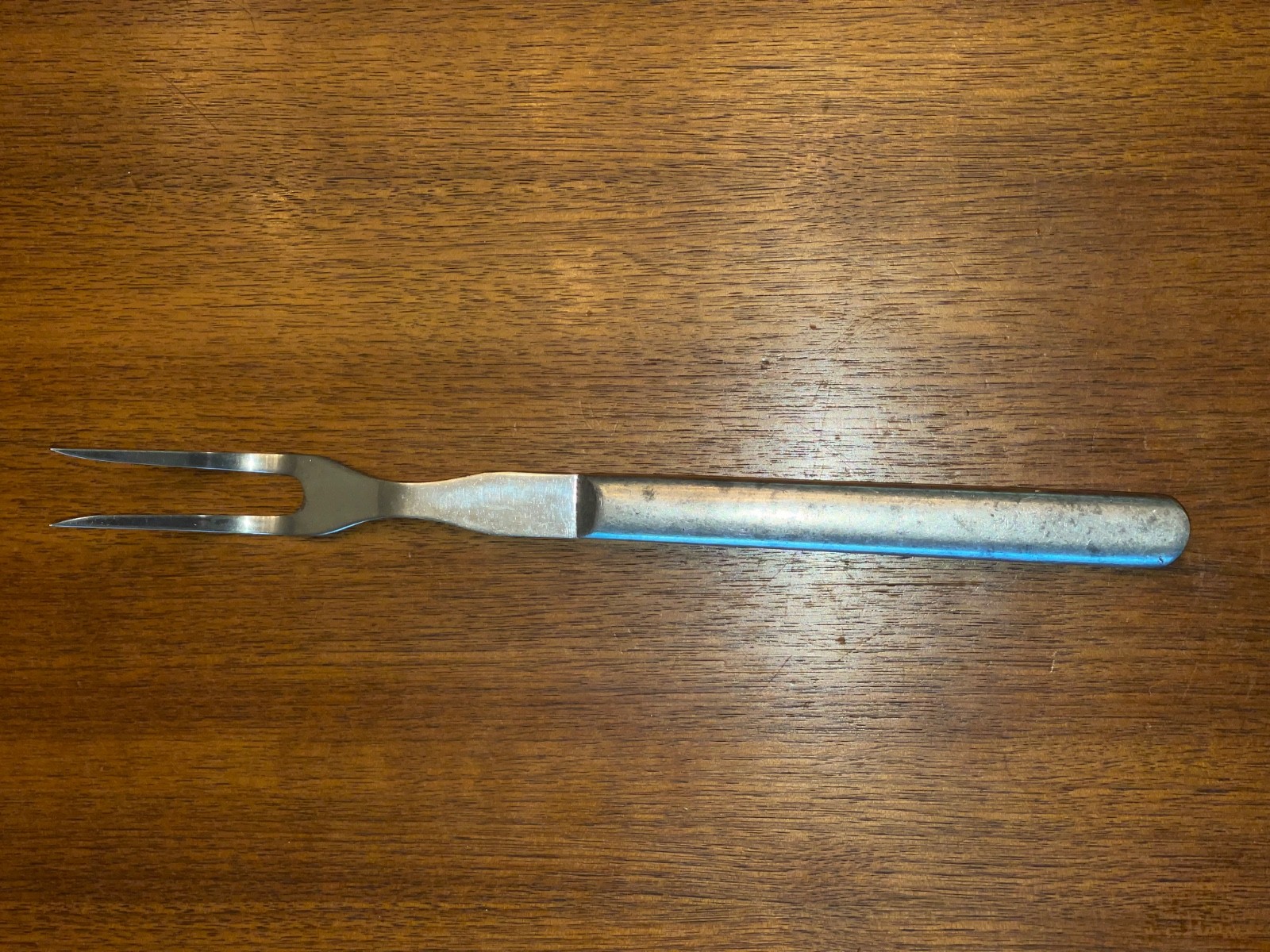 Vintage Meat Fork Aluminum Handle Cooking Carving Serving Utensil MCM