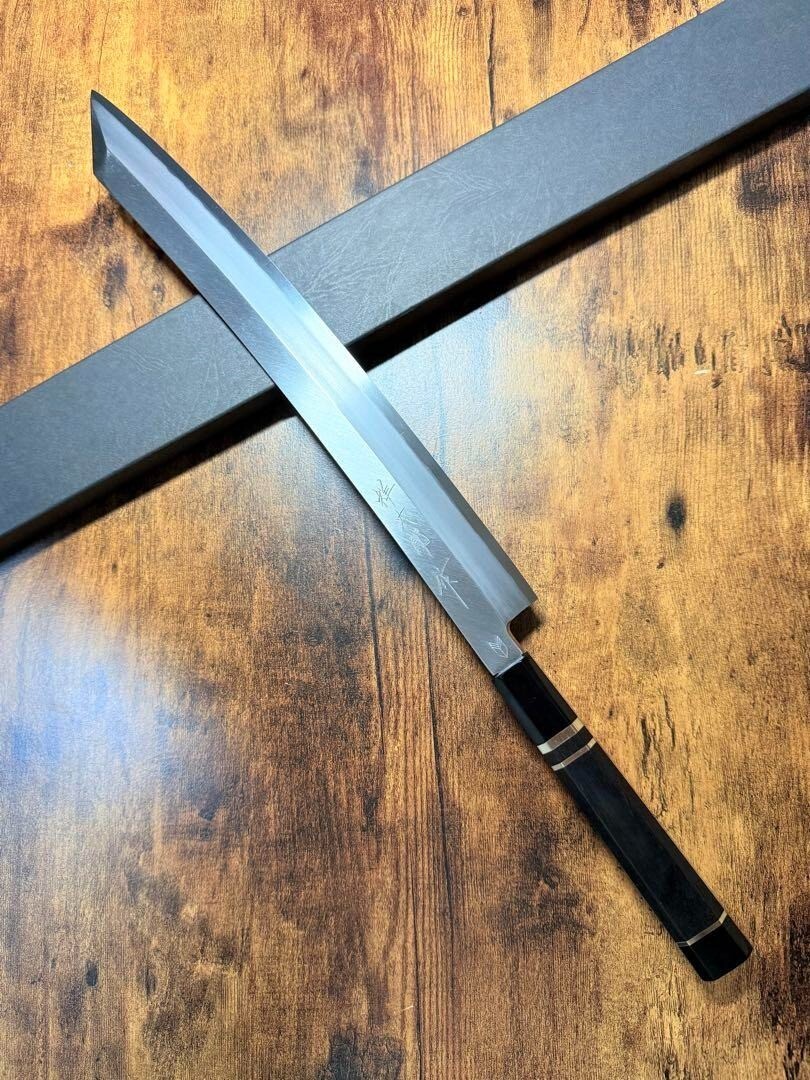 Nomura Shotaro Kiritsuke Yanagiba 335mm Japanese Sashimi Knife Ginsan Steel New