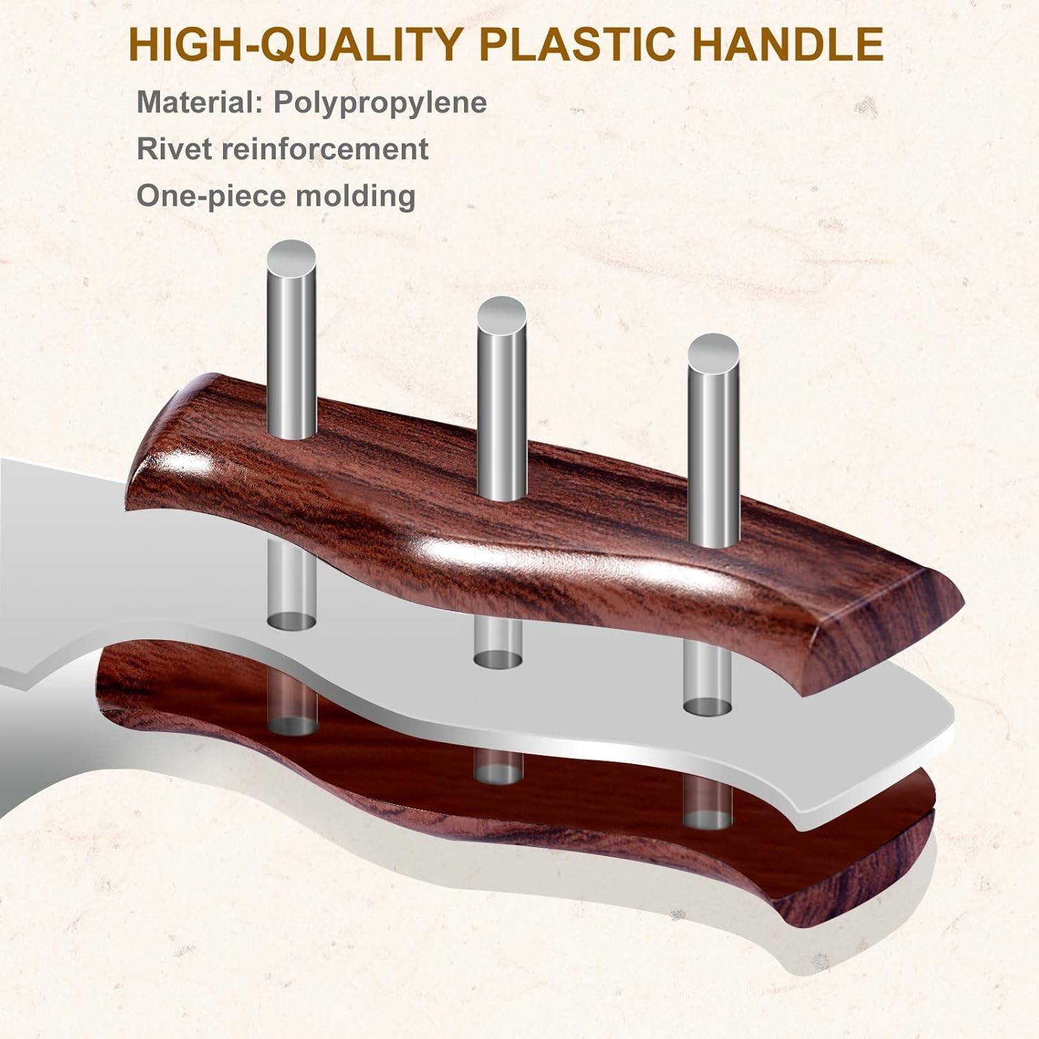 Ultra Sharp 7-Inch Cleaver with Ergonomic Handle – Perfect for Home & Restaurant