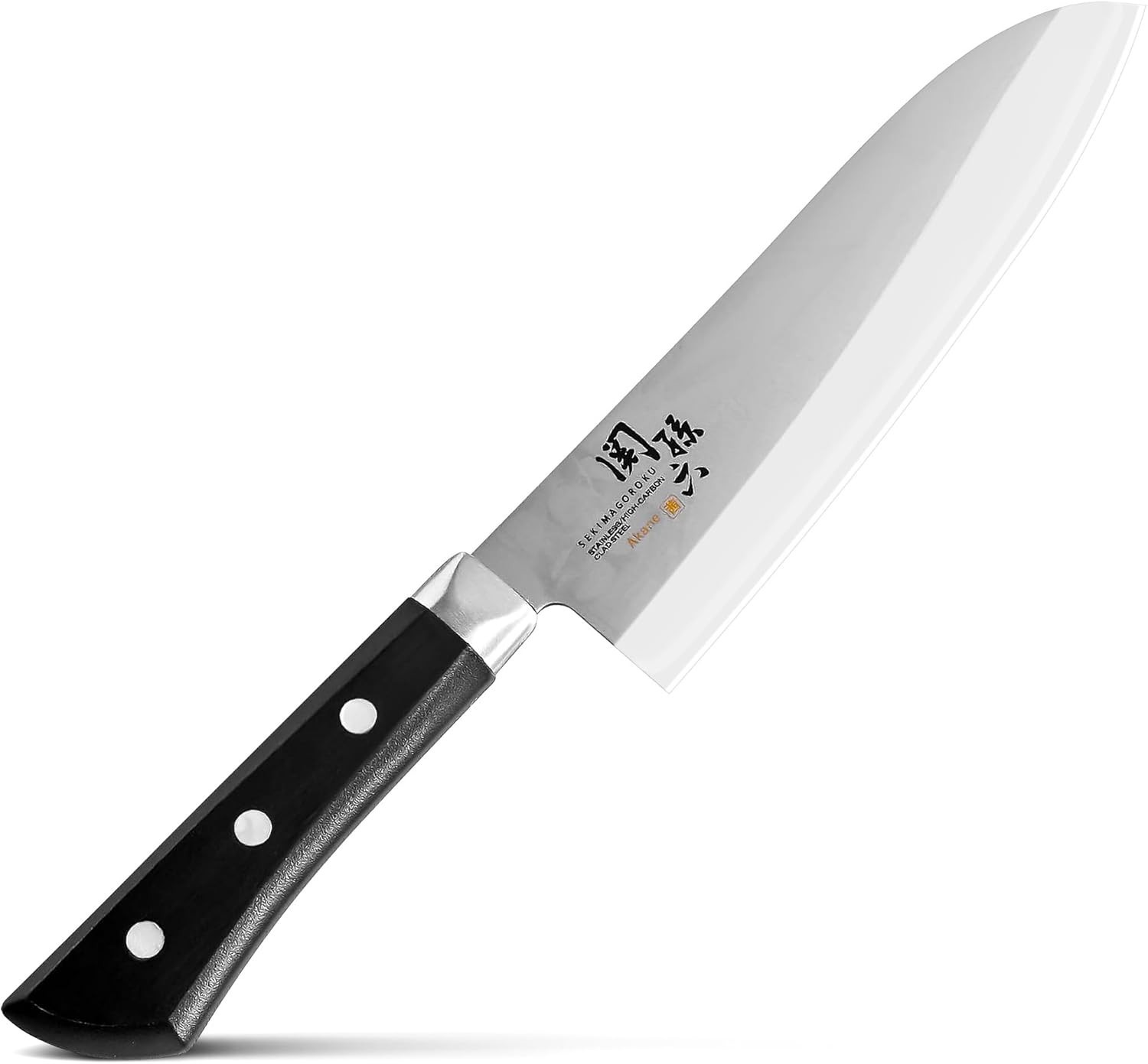 Kai Seki Magoroku AE2905 Akane Santoku Knife 165mm Stainless Steel Japan