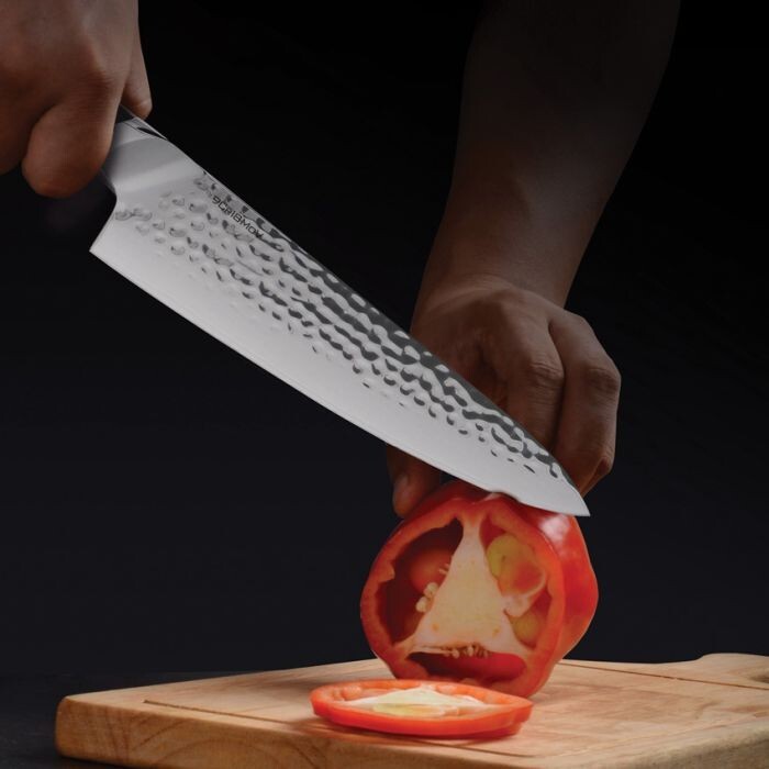 Coolhand Chef’s Kitchen-Blade Knife 8″ Stainless Steel Blade Ebony Wood Handle